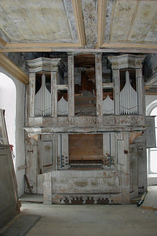 Donati-Orgel der Peter-Pauls-Kirche im Jahr 2013